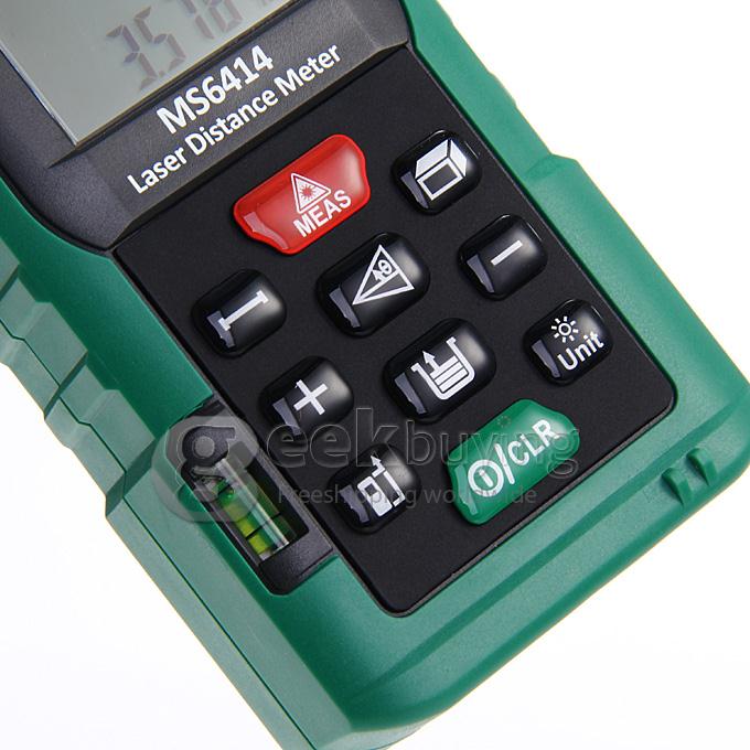 MASTECH MS6414 40m Laser Distance Meter Rangefinder Tape Measure Level Tool