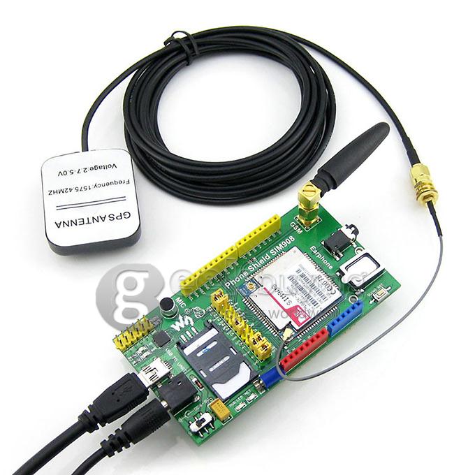 Phone Shield GSM GPRS GPS Module for Arduino STM32 Support Quad-band 850/900/1800/1900MHz