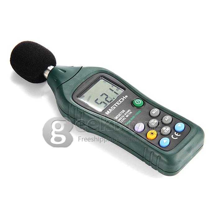 MASTECH MS6708 Professional Digital Sound Level Meter Decibel Tester 30-130dB