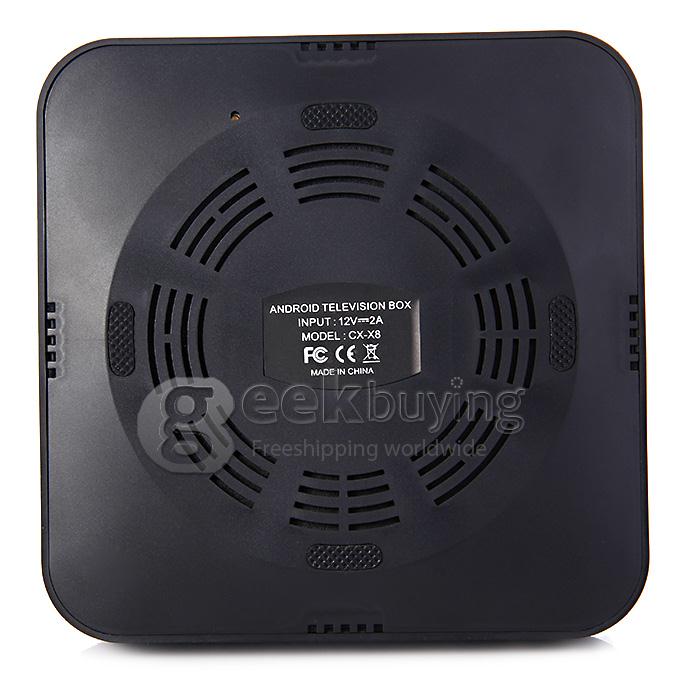 Maxone CX-X8 A80 Octa Core Android Mini PC XBMC 4K 2GB RAM 16GB ROM 2.4G/5G 802.11AC WIFI USB 3.0 Bluetooth H.265 SATA 1000M - Black