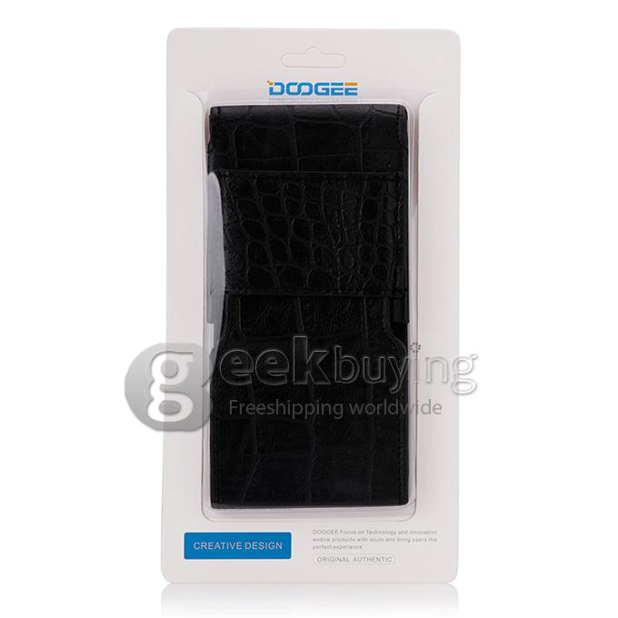 Original Protective PU Leather Hard Flip Cover Shell for Doogee DG700 Smartphone