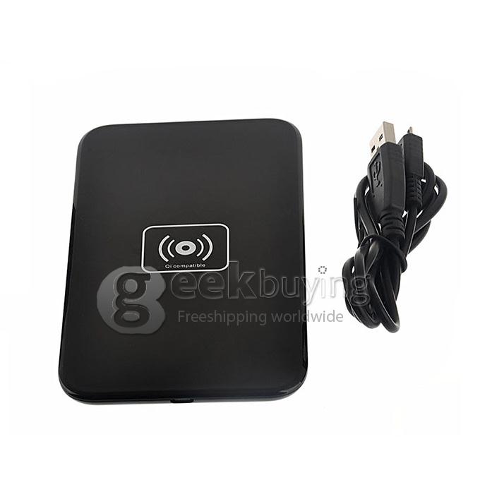 [US Stock] QI Wireless Charging Charger Pad Wireless Charger Receiver for Samsung Galaxy Note Edge N915V N915P N915T N915A - Black
