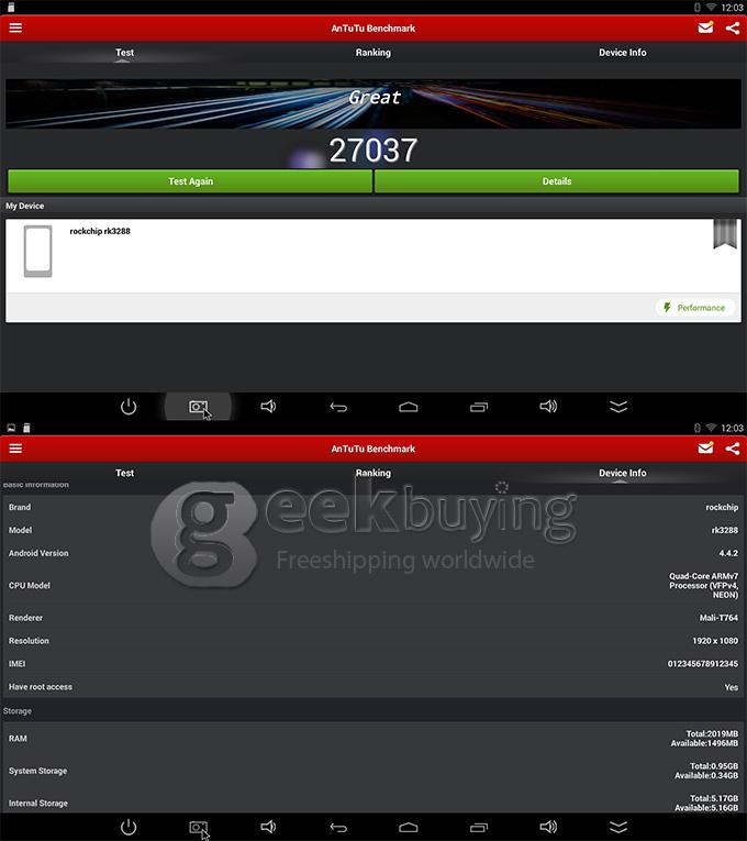 X1 4K TV Dongle Stick RK3288 Android 4.4 2G RAM 8G ROM XBMC KODI WIFI Bluetooth - Black