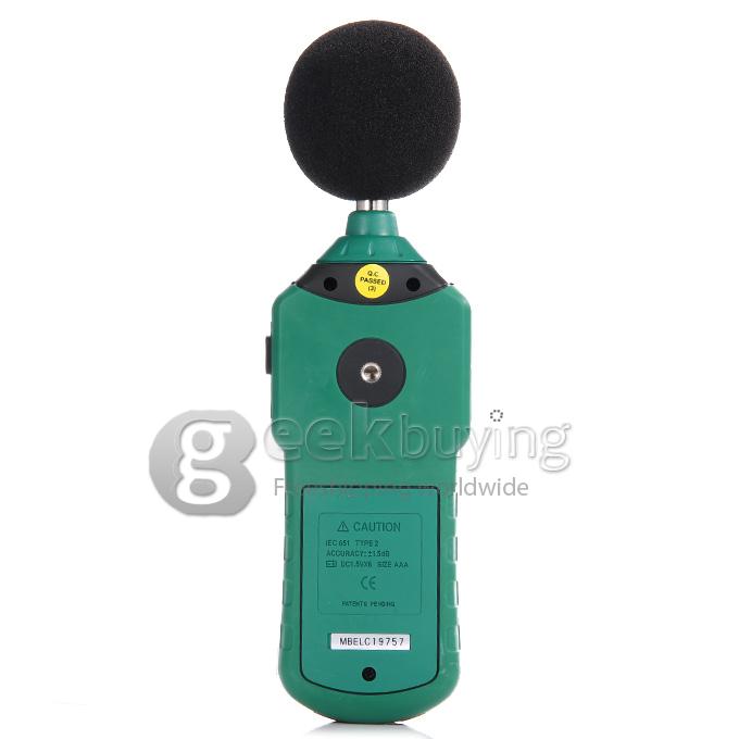 MASTECH MS6701 Professional LCD Display Digital Sound Level Meter Decibel Tester 30-130dB