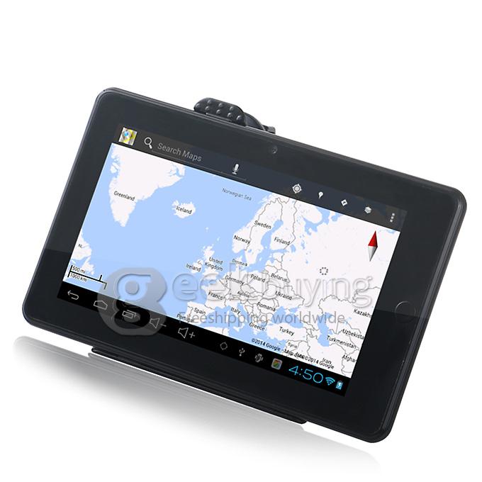 7 Inch TFT- LCD Touchscreen HD 800*480 Android 4.0.4  Car DVR GPS Navigator with 8GB BT FM Wifi- European Map
