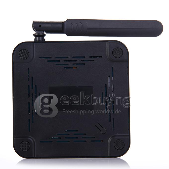 F6 RK3128 XBMC KODI pre-installed TV BOX Quad Core 1G RAM 8GB ROM Support 1080P H.265 Decode WIFI HDMI RJ45 DLNA - Black