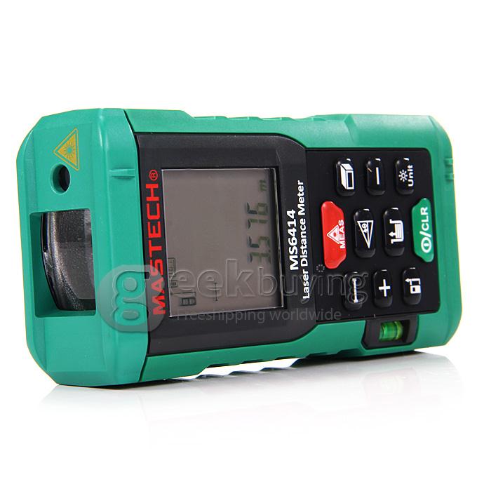 MASTECH MS6414 40m Laser Distance Meter Rangefinder Tape Measure Level Tool