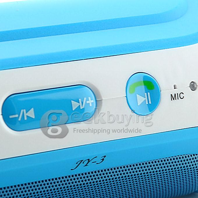 JY-3 Outdoor Wireless Bluetooth Speaker Loudspeaker Music Speaker Sound Box For Phone MP3 Computer - Blue