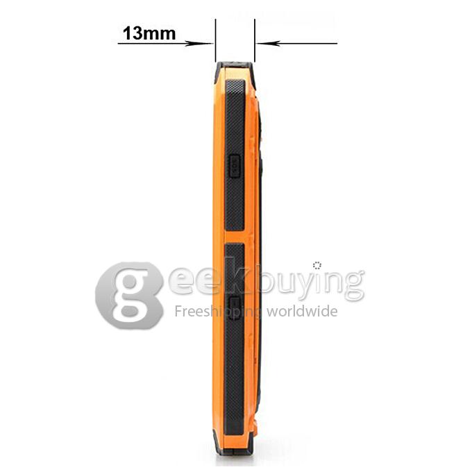iMAN i3 IP68 Waterproof Rugged Phone MTK6589T Quad Core 1.5GHz 4.3inch Android 4.2 1GB+16GB Walkietalkie 13.0MP - Orange