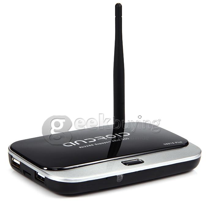 CS918 PLUS 8K / 4K Android TV BOX RK3288 2G RAM 8G ROM XBMC KODI WIFI Bluetooth DLNA H.265 Decode - Black