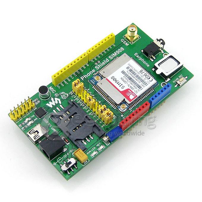 Phone Shield GSM GPRS GPS Module for Arduino STM32 Support Quad-band 850/900/1800/1900MHz