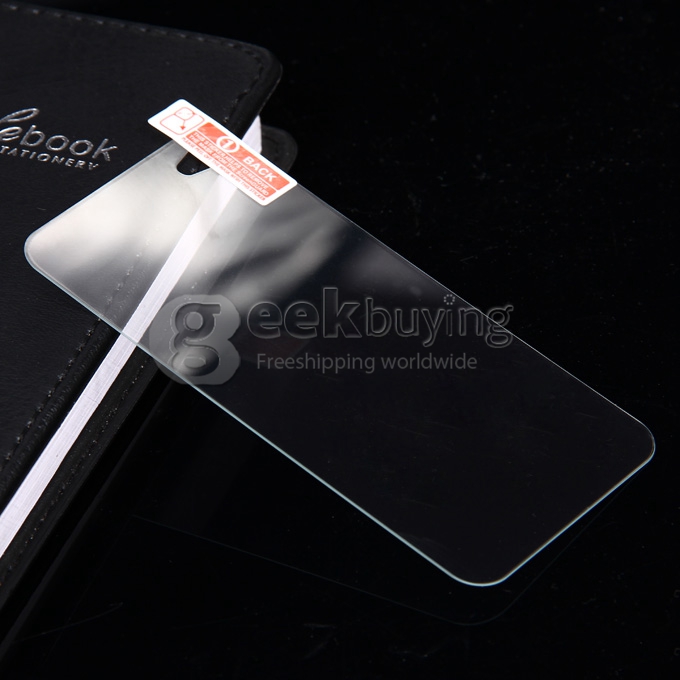 [Wholesale]DHL Delivery 100pcs Toughened Glass 0.33mm Screen Protector Film Cover Arc Edge Back Paste for iPhone 4/4s with Retail Package