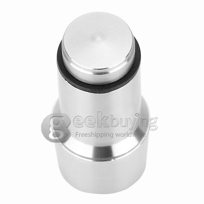 CRERCO Thor T1 Alloy Stainless Steel Non-Contact 4.8A Dual-USB Smart Car Charger w/ Emergency Hammer
