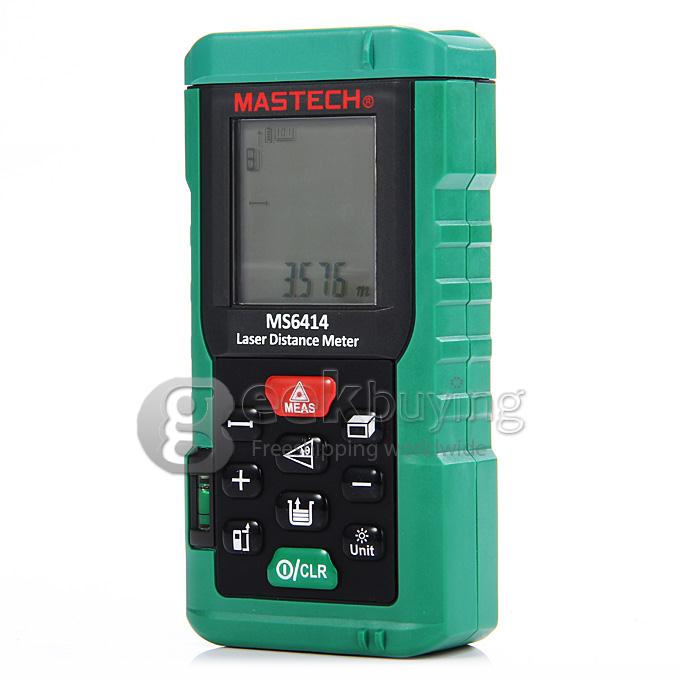 MASTECH MS6414 40m Laser Distance Meter Rangefinder Tape Measure Level Tool
