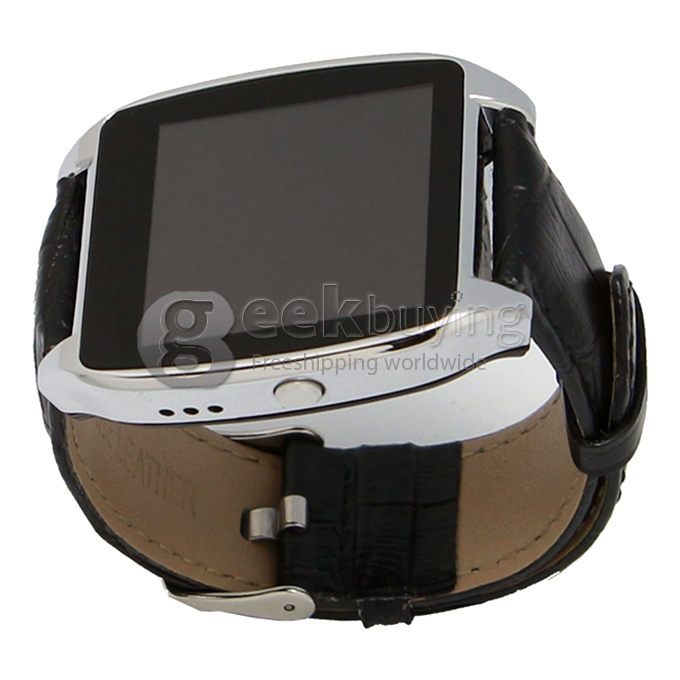 RWATCH R7 Luxury Anti-lost Bluetooth Smart Wrist Watch with Pedometer Sleep Test Altimeter Barometer Thermometer Silver