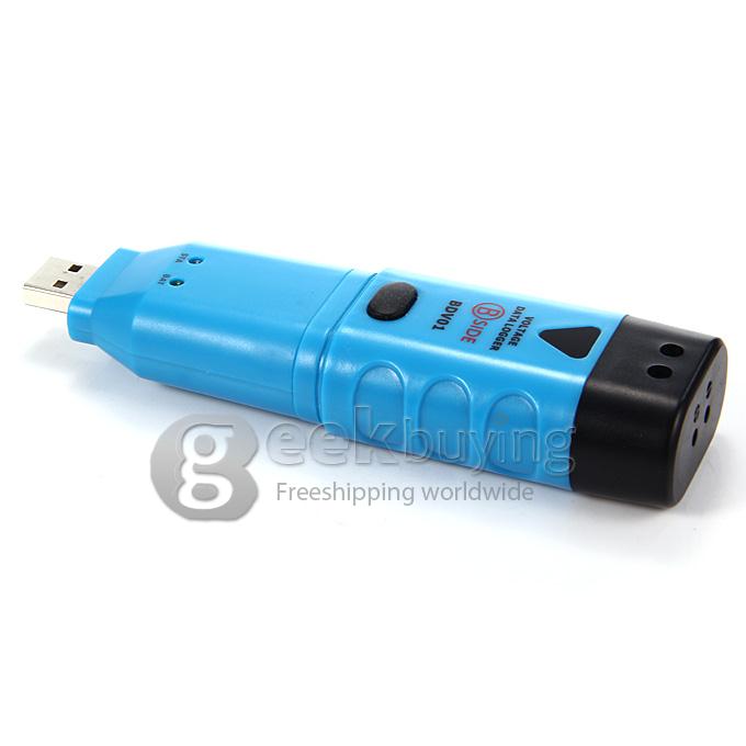 Bside BDV01 DC Voltage Data Logger USB 0-30V Resolution 64KBytes1 Sec Samp LED Alarm