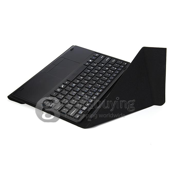 Original Removable Magnetic Docking Keyboard PU Leather Cover Case with Touch Pannel for PIPO W3F 10.1 Inch Tablet PC - Black