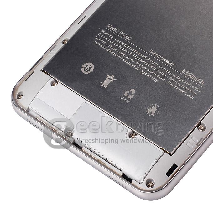 Elephone P5000 5350mAh 5.0Inch Android 4.4 Smartphone FHD OGS MTK6592 Octa Core 1.7GHz 16MP Fingerprint ID OTG NFC-White