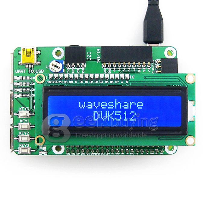 Raspberry Pi RPi Model A+ (Package A) Accessory Kits ARM11+LCD+DVK512+PCF8591+L3G4200D+LSM303DLHC+74LVC8T245+Mix Board