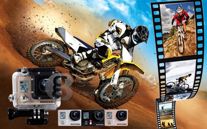 KEECOO 12MP WiFi Sports Camera  0.7