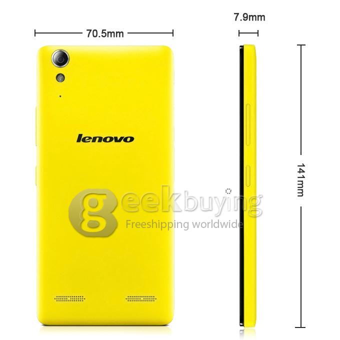 [Spain Stock] Lenovo Lemo K3 FDD-LTE 4G K3W 5.0inch Android 4.4 Phone Qualcomm MSM8916 Quad Core 64bit Smartphone 1GB 16GB IPS HD -Yellow