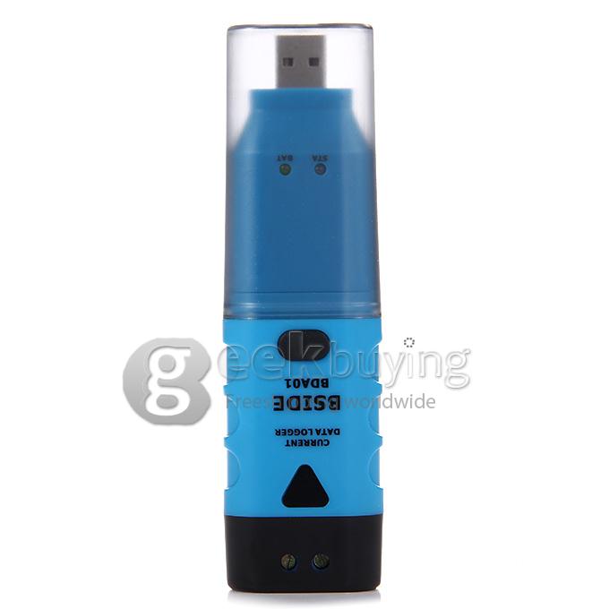 Bside BDA01 DC Voltage Data Logger USB 4~20mA Resolution 64KBytes1 Sec Samp LED Alarm