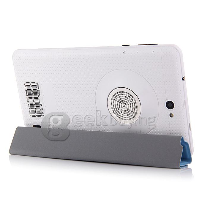 F729-6 3G Phone Call 7 Inch Tablet PC Android 4.2 MTK6572 1024*600 Pixels Capacitive Screen BT - Blue