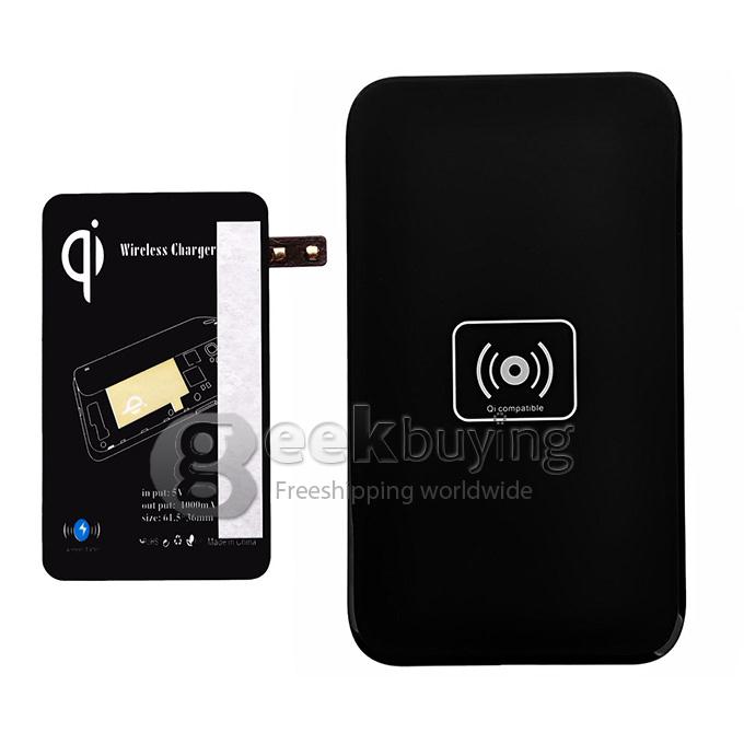 [US Stock] QI Wireless Charging Charger Pad Wireless Charger Receiver for Samsung Galaxy Note Edge N915V N915P N915T N915A - Black