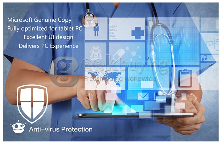 Teclast X80H Dual OS Android 4.4+Win 8.1 Tablet PC 2GB/32GB Intel Z3735F Quad Core 1.83GHz 8 Inch IPS 1280x800 HDMI WiFi Bluetooth - White + Gray