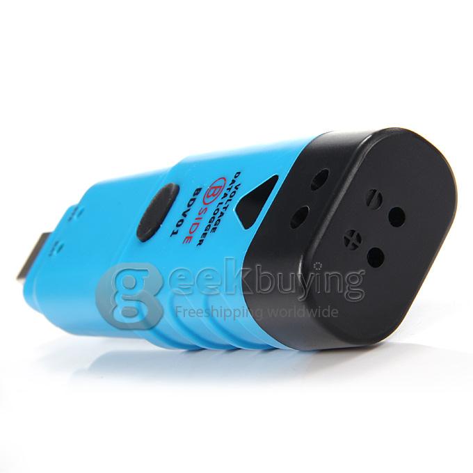 Bside BDV01 DC Voltage Data Logger USB 0-30V Resolution 64KBytes1 Sec Samp LED Alarm