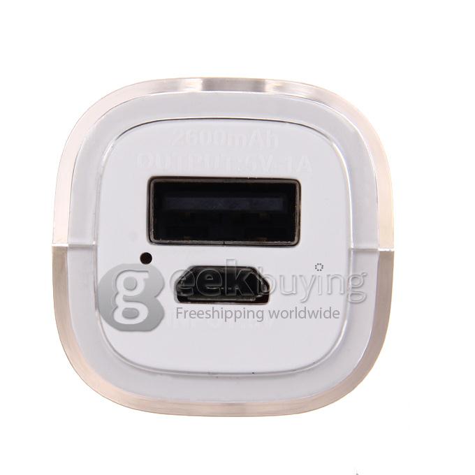 MI Nano Skin Portable Humidifier Mini Facial Sprayer Replenishment Beauty Instrument + Power Bnak - White