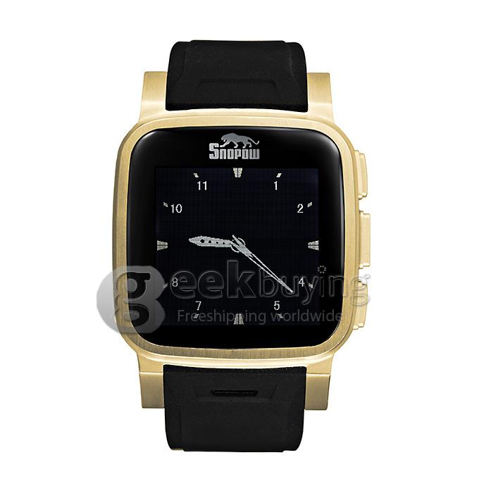 Snopow W1 Smart Watch Phone Bluetooth Watch IP68 1.6 inch 3.0MP Camera SIM Card Anti-lost Pedometer - Gold