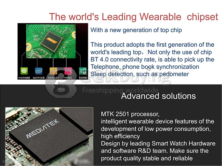 RWATCH R7 Luxury Anti-lost Bluetooth Smart Wrist Watch with Pedometer Sleep Test Altimeter Barometer Thermometer Gun