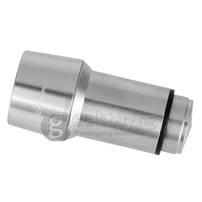 CRERCO Thor T1 Alloy Stainless Steel Non-Contact 4.8A Dual-USB Smart Car Charger w/ Emergency Hammer