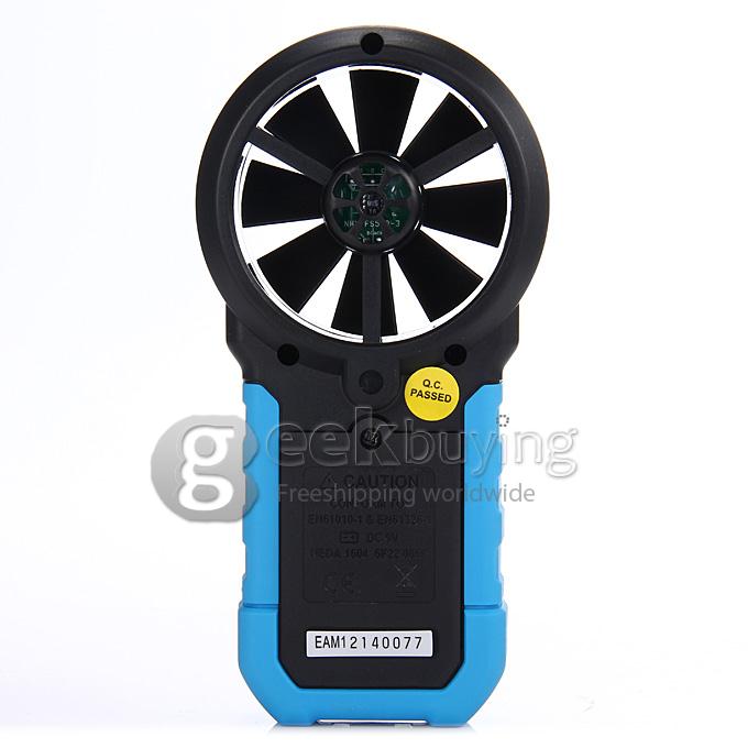 BSIDE EAM03 Digital Anemometer Wind Speed Meter Anemometro Air Flow Temperature Humidity Tester With USB Interface