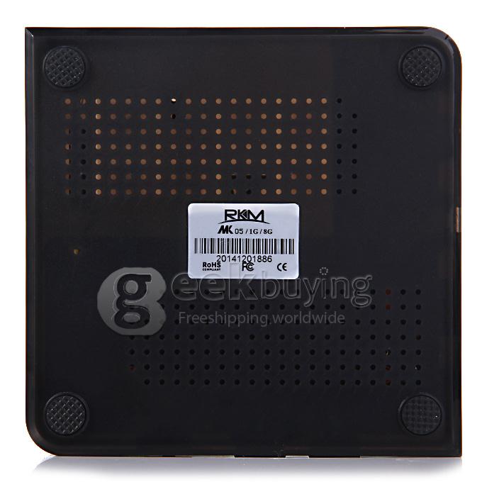 Rikomagic RKM MK05 Android Mini PC Amlogic S805 1G RAM 8G ROM 1080P H.265 Hardware Decode WIFI Bluetooth Miracast DLNA - Black