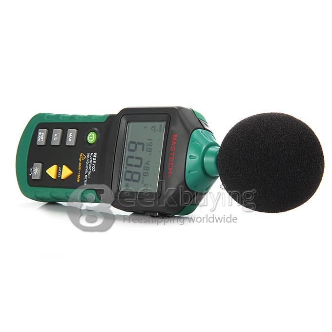 MASTECH MS6702 Professional LCD Display Digital Sound Level Meter Decibel Tester 30-130dB RS232