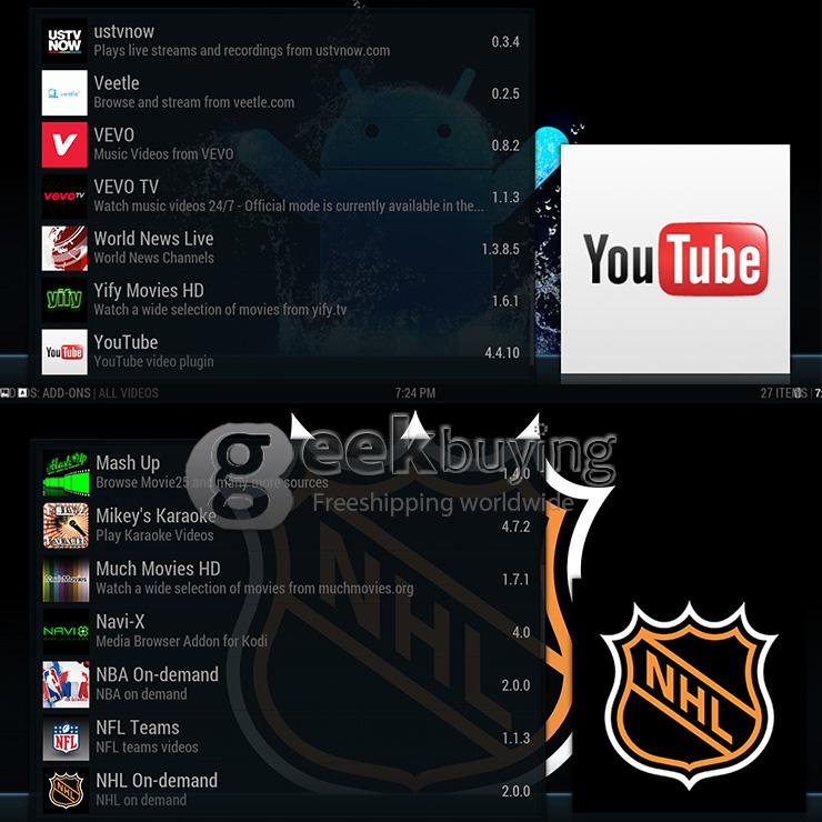 Rippl-TV UHD 4K Media Player Amlogic S802 Android 4.4 2G RAM 8G ROM 2.4G/5G WIFI Bluetooth DLNA Airplay Miracast Black