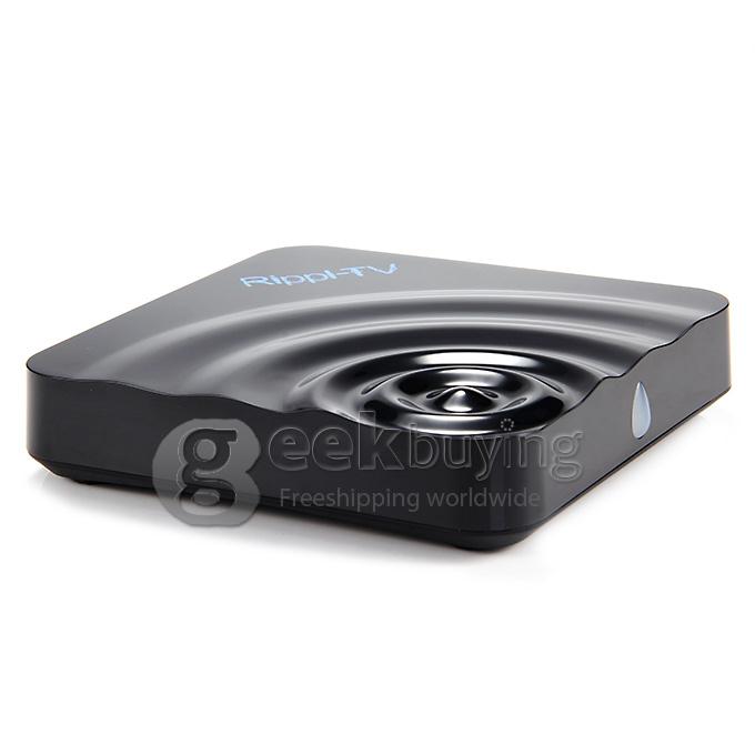 Rippl-TV UHD 4K Media Player Amlogic S802 Android 4.4 2G RAM 8G ROM 2.4G/5G WIFI Bluetooth DLNA Airplay Miracast Black
