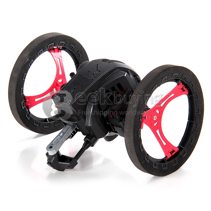 Super Cool Bounce Car BeastRoller MiniDrone RC Robot 2.4G 8 Channels Mini Drone Jump 80cm - Black