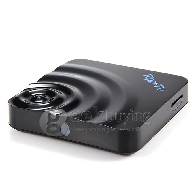 Rippl-TV UHD 4K Media Player Amlogic S802 Android 4.4 2G RAM 8G ROM 2.4G/5G WIFI Bluetooth DLNA Airplay Miracast Black