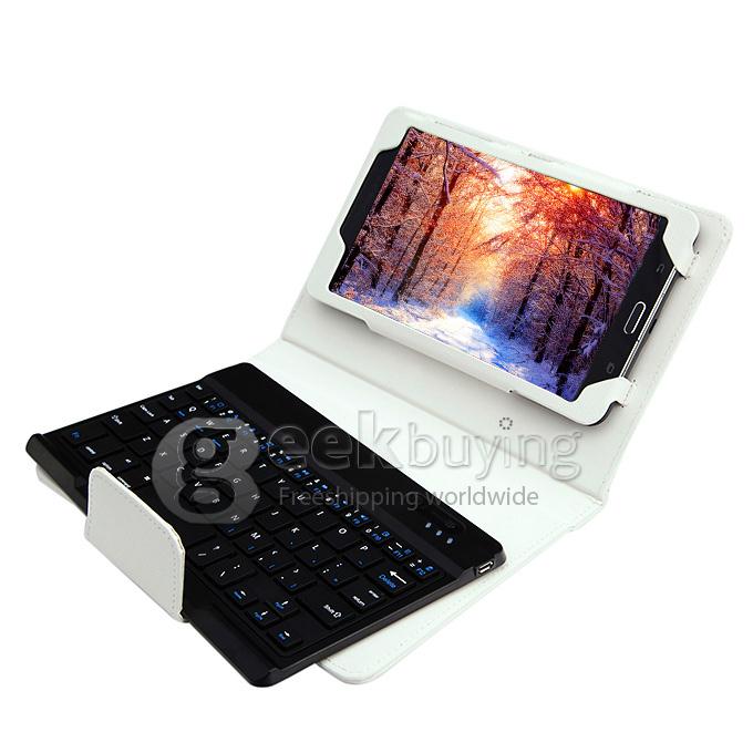 Removable Wireless Bluetooth Keyboard Case Cover For 7