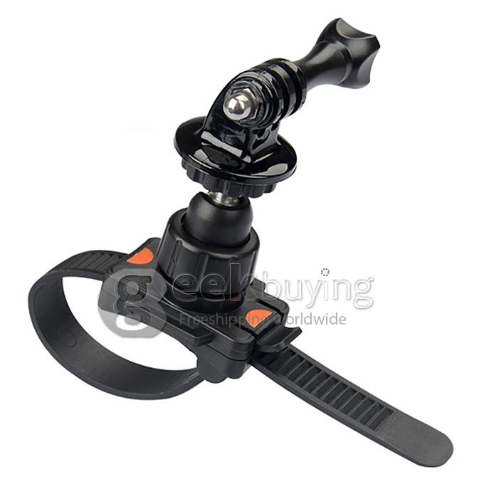 Sport Camera Zip Mount With Tripod Adapter & Screw for GoPro Hero 4//3/2/1 Yi Xiaoyi SJCAM KEECOO To Mount on Helmet Bike Accessories