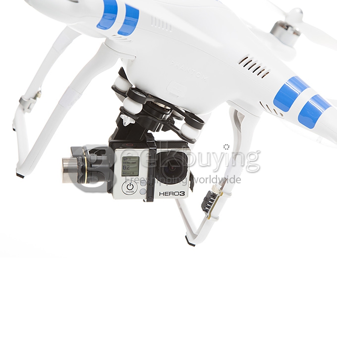 DJI Phantom 2 New Version With Customized Zenmuse H4-3D 3-Axis Gimbal For GoPro Hero 4 Black Camera FPV Quadcopter Helicopter