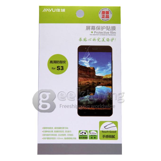 Crystal Clear LCD Screen Protector Film Cover for JIAYU S3 Smartphone
