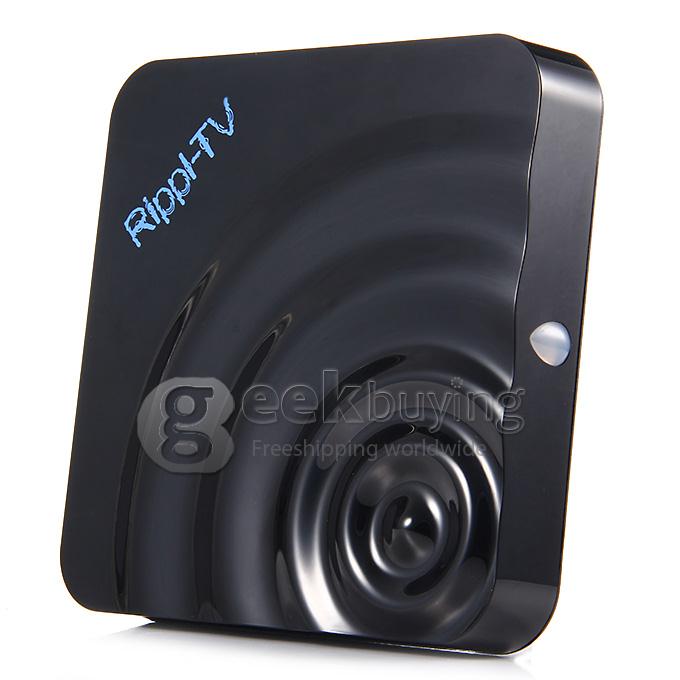 Rippl-TV UHD 4K Media Player Amlogic S802 Android 4.4 2G RAM 8G ROM 2.4G/5G WIFI Bluetooth DLNA Airplay Miracast Black
