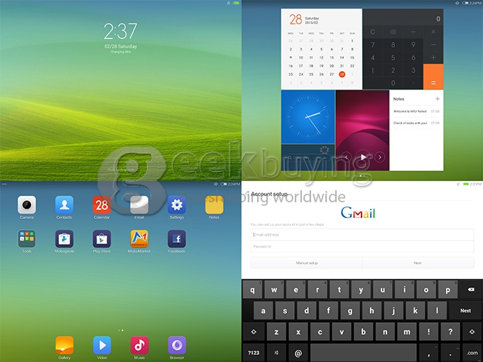 [Spain Stock] Xiaomi MiPad 7.9 Inch MIUI V6 Android 4.4 2GB/64GB Tablet PC NVIDIA Tegra K1 Quad Core 2.2GHz IPS Retina 2048*1536 Bluetooth WiFi - Black+White
