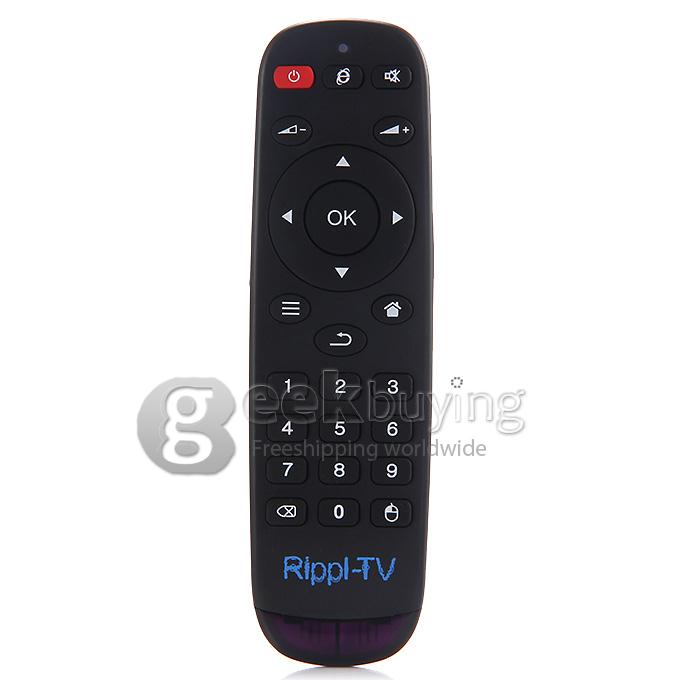 Rippl-TV UHD 4K Media Player Amlogic S802 Android 4.4 2G RAM 8G ROM 2.4G/5G WIFI Bluetooth DLNA Airplay Miracast Black