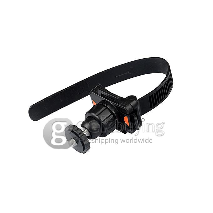 Sport Camera Zip Mount With Tripod Adapter & Screw for GoPro Hero 4//3/2/1 Yi Xiaoyi SJCAM KEECOO To Mount on Helmet Bike Accessories