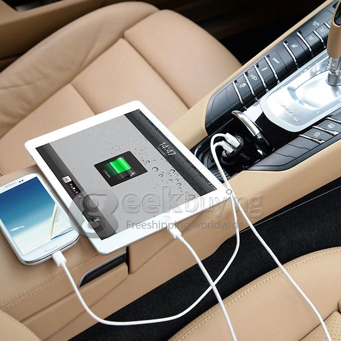 ORICO UCA-2U 20W 2 Port Smart USB Car Charger for iPhone iPad Android Phones Tab - Black